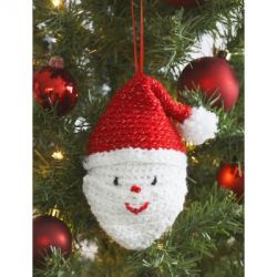 Santa's Head Ornament
