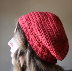 Braided Slouchy Beret