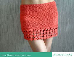 Flower Border Skirt