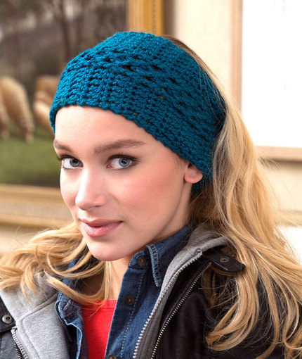 Crochet Patterns Galore - Wide Vortex Headwarmer