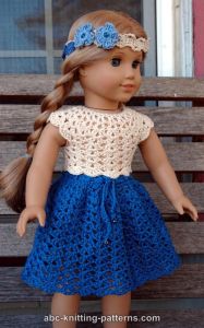 American Girl Doll Seashell Summer Top