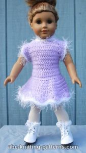 American Girl Doll Skating Dress