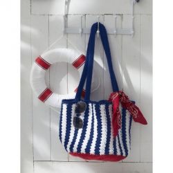 Nautical Striped Bag