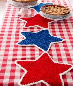 Americana Star Table Runner