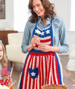 Betsy Ross Patriotic Apron