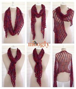 Artfully Simple Angled Scarf