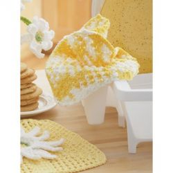 Daisy - Plain Dishcloth