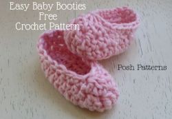 Easy Baby Booties