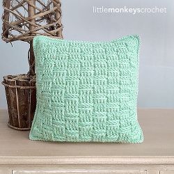 Basketweave Pillow