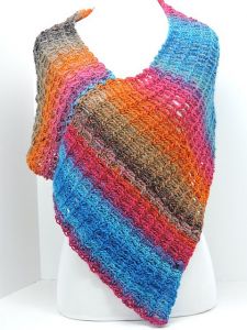 Stripey Poncho