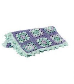 Lullaby Granny Square Baby Blanket