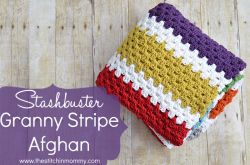 Stashbuster Granny Stripe Afghan