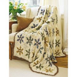 Elegant Floral Afghan