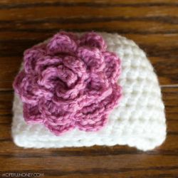 Rosy Newborn Hat