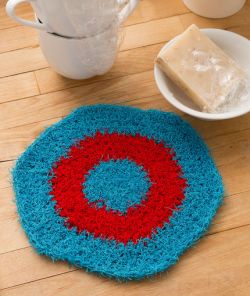 Hexagon Crochet Dishcloth