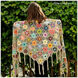 Catona Flower Shawl