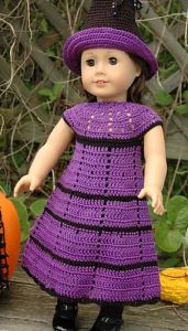 American Girl Doll Witch's Dress