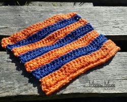 Quick, Textured & Striped Washcloth