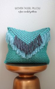 Woven Tassel Pillow