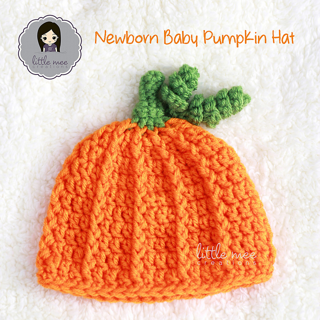 Pumpkin Hat Pumpkin Bonnet Crochet Baby Hat Crochet 