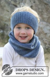 DROPS head band and neck warmer