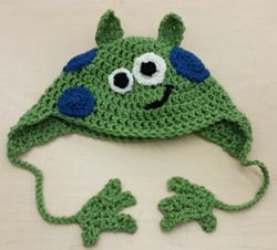 Little Green Monster Hat