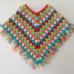 Fringed Baby Poncho