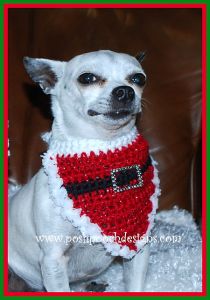 Santa Christmas Dog Bandanna