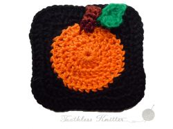 Pumpkin Granny Square