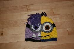 Half and Half Minion Hat