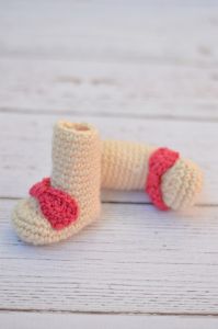 Simple Newborn Booties