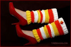 Candy Corn Leg Warmers