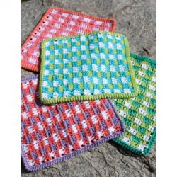 Mod Gingham Dishcloth