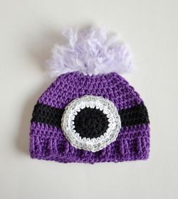 Evil Minion Inspired Baby Hat