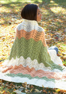 Melon Ripple Afghan