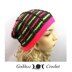 Stained Glass Stripes Beanie