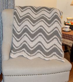 Chic Chevron Throw