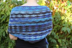 Monday Blues Shawl