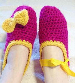 Easy Chunky Ballerina Slippers