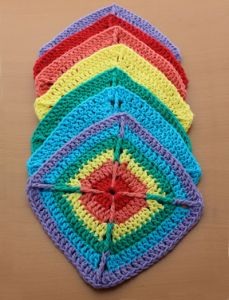 Over the Rainbow Dishcloth