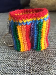 Rainbow Shorts Keyring