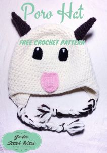 League of Legends inspired Poro Hat