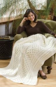 Lattice Weave Throw