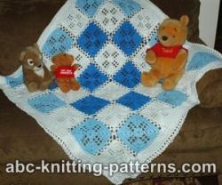 Square Motif Baby Blanket