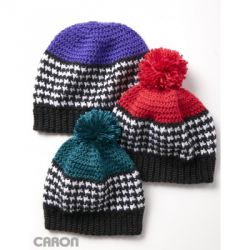 Houndstooth Bright Hat