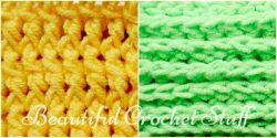 How to Make Front Post and Back Post Double Crochet Stitches