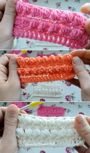 How to Make Puff, Bobble and PopCorn Stitches