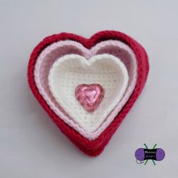 Heart Nesting Baskets