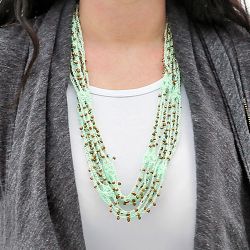 Beaded Wrap Necklace