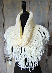 Bohemian Winter Infinity Scarf